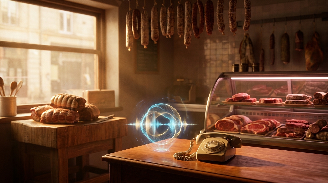 Agent vocal IA pour boucherie charcuterie : ne ratez plus une commande de fête