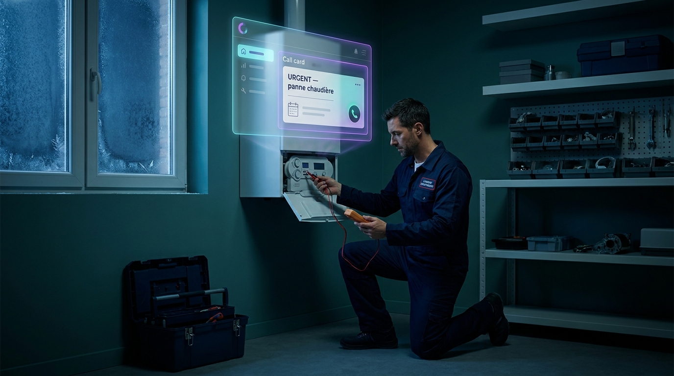 Agent vocal IA pour chauffagiste : ne ratez plus une seule urgence en plein hiver